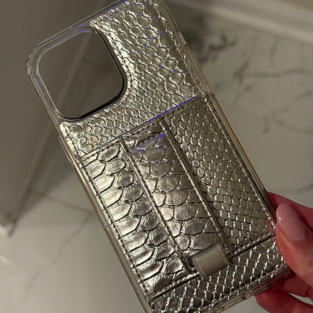 Walli Case x Ashley Hilfiger Platinum Python